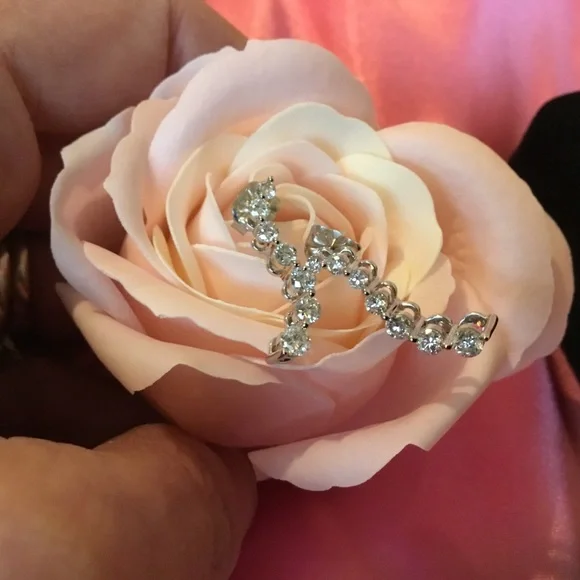 Vintage Kay’s 14k White Gold Diamond Journey Earrings, 1-Carat Total, & Certific - Picture 2 of 14